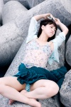 bikini blouse camisole miyazato_akina open_clothes skirt swimsuit rating:Safe score:0 user:nil!