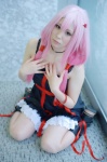 boots choker cosplay dress guilty_crown pink_hair touta_miya yuzuriha_inori rating:Safe score:0 user:nil!
