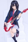 blazer blouse cosplay guitar kneesocks k-on! maika nakano_azusa pleated_skirt ribbon_tie skirt twintails rating:Safe score:3 user:pixymisa