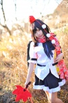 amatsuka_miyu blouse cosplay fan pleated_skirt scarf shameimaru_aya skirt tokin_hat touhou wings rating:Safe score:1 user:nil!