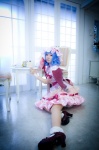 blue_hair cosplay dress hat maropapi remilia_scarlet socks touhou touhou_ningyou_fuminori_shirizu_2 wings rating:Safe score:0 user:nil!