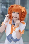 blouse cosplay cropped_jacket idolmaster miniskirt orange_hair skirt takatsuki_yayoi twintails yume_(ii) rating:Safe score:0 user:nil!