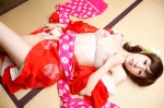 bikini_top cleavage kawai_kyouko kimono open_clothes swimsuit rating:Safe score:1 user:nil!