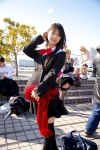blazer cosplay katsura_kotonoha miniskirt pleated_skirt pochi scarf school_days school_uniform skirt thighhighs rating:Safe score:0 user:nil!