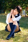 blouse kawakami_rei kneesocks pleated_skirt school_uniform skirt sweater_vest rating:Safe score:1 user:nil!