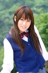 blouse dgc_0060 kikuchi_miwa pleated_skirt school_uniform skirt vest rating:Safe score:0 user:nil!
