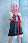choker cosplay dress guilty_crown gun pink_hair touta_miya yuzuriha_inori rating:Safe score:1 user:nil!