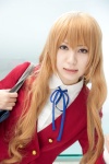 aisaka_taiga blazer blonde_hair blouse bookbag cosplay school_uniform toradora! yaya rating:Safe score:0 user:pixymisa