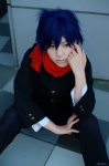 blazer blue_hair cosplay crossplay minatsuki_naru scarf school_uniform takasu_ryuuji toradora! trousers rating:Safe score:0 user:nil!