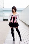 asakura_irori blouse corset cosplay miniskirt original pleated_skirt skirt thighhighs zettai_ryouiki rating:Safe score:1 user:DarkSSA