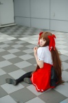 cosplay dress hair_ribbons hayase_ami mayoi_neko_overrun! serizawa_fumino thighhighs rating:Safe score:0 user:nil!