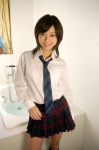bathroom bathtub blouse costume dgc_0259 kneesocks nakamata_reina pleated_skirt school_uniform skirt tie rating:Safe score:0 user:nil!