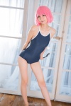 cosplay mike momo_velia_deviluke pink_hair school_swimsuit shinkon_keikaku swimsuit tail to_love-ru rating:Safe score:2 user:nil!