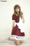 apron dress hairband kneehighs maid maid_uniform maya_junko rating:Safe score:0 user:nil!