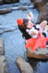 amatsuka_miyu blouse cosplay fan pleated_skirt shameimaru_aya skirt tokin_hat touhou wings rating:Safe score:0 user:nil!