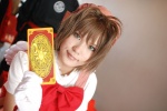 cardcaptor_sakura clow_cards cosplay dress hairbow kinomoto_sakura kouzuki_suzuka rating:Safe score:0 user:nil!