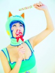 animal_ears blue_hair cat_ears coco_(sgh) cosplay jumper shin' super_galdelic_hour rating:Safe score:0 user:nil!