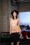 bikini costume fukayama_asuka miniskirt open_clothes skirt swimsuit tour_guide rating:Safe score:1 user:nil!