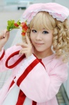 babydoll blonde_hair cosplay furukawa_hinato hairbow hinaichigo rozen_maiden skirt rating:Safe score:0 user:nil!