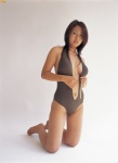 barefoot cleavage isoyama_sayaka one-piece_swimsuit swimsuit rating:Safe score:1 user:nil!