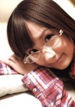flannel_shirt glasses hamada_shouko looking_over_glasses rating:Safe score:1 user:nil!