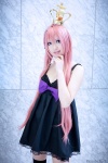aayame_i cosplay crown dress megurine_luka pink_hair vocaloid world_is_mine_(vocaloid) rating:Safe score:0 user:DarkSSA
