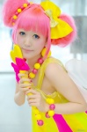 cosplay dress hairbow hair_pods original pink_hair tsugihagi_mishin wand wings rating:Safe score:1 user:nil!