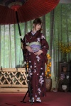 kimono kimono_004 matsushima_kaede sandals tabi umbrella rating:Safe score:1 user:mock