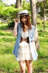 blouse dgc_0972 dress hikita_saya straw_hat rating:Safe score:0 user:nil!