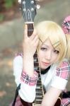 blonde_hair cosplay crinoline croptop guitar hairbow kagamine_rin maxazi-k miniskirt skirt vocaloid rating:Safe score:0 user:pixymisa