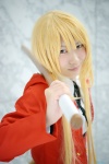 aisaka_taiga blazer blonde_hair blouse bokken cosplay school_uniform toradora! rating:Safe score:0 user:nil!