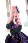 cosplay detached_sleeves dress headdress mari_(iii) megurine_luka petticoat pink_hair vocaloid rating:Safe score:0 user:pixymisa