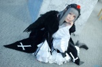 boots cosplay dress hairband koutsuki_rin rozen_maiden silver_hair suigintou wings rating:Safe score:0 user:nil!