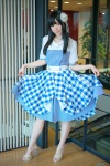 akb48 cosplay dress flower headdress kashiwagi_yuki_(cosplay) lake_sana necklace skirt skirt_lift rating:Safe score:1 user:pixymisa