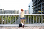 blouse bookbag kneesocks misaka_mikoto pleated_skirt red_hair shorts skirt sweater to_aru_kagaku_no_railgun uriu rating:Safe score:0 user:pixymisa