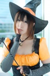 blouse cosplay fingerless_elbow_gloves jumper narihara_riku original wand witch_hat rating:Safe score:0 user:nil!