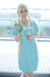 blonde_hair cosplay dress kneesocks k-on! kotobuki_tsumugi marui_mizutama twintails rating:Safe score:0 user:nil!