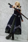 blonde_hair boots cosplay detached_sleeves dress fate/hollow_ataraxia fate/series maropapi saber_alter sword rating:Safe score:0 user:nil!