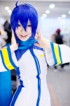 asagiri_moni blue_eyes blue_hair cosplay detached_sleeves dress hairband kaiko scarf vocaloid rating:Safe score:0 user:pixymisa