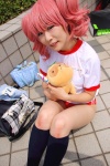 bloomers cosplay inu_boku_secret_service kneesocks lollipop pink_hair plushie roromiya_karuta shiren_tsubasa tshirt twintails rating:Safe score:0 user:pixymisa