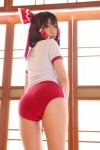 ass buruma cosplay gym_uniform hairbow hakurei_reimu higurashi_rin shorts touhou rating:Questionable score:2 user:Beako