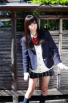akiloveschool blazer blouse cardigan cosplay itsuki_akira kneesocks original pleated_skirt school_uniform skirt rating:Safe score:0 user:nil!