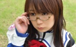 blouse chocoball cosplay fujisawa_yayoi glasses uchuu_no_stellvia rating:Safe score:0 user:nil!