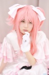 choker cosplay dress gloves kaname_madoka moya pink_hair puella_magi_madoka_magica twintails rating:Safe score:0 user:nil!