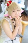 blonde_hair chii_(chobits) chobits cosplay crown dress saki twintails rating:Safe score:0 user:nil!
