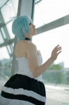 ayanami_rei blue_hair collar corset cosplay miniskirt neon_genesis_evangelion saki skirt rating:Safe score:1 user:nil!