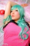 aqua_hair bed camisole cosplay hatsune_miku nogu romeo_to_cinderella_(vocaloid) vocaloid rating:Safe score:0 user:xkaras