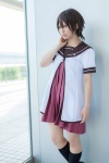 cosplay funami_yui harui_(ii) kneesocks pleated_skirt school_uniform skirt yuruyuri rating:Safe score:0 user:pixymisa