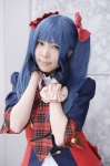 akb48 blazer blouse blue_hair cosplay gloves hairbows mashiro_ayaki tie twintails vest watanabe_mayu rating:Safe score:1 user:nil!