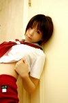 bathroom costume gym_shorts sailor_uniform school_uniform shirt_lift tachibana_minami rating:Safe score:0 user:nil!